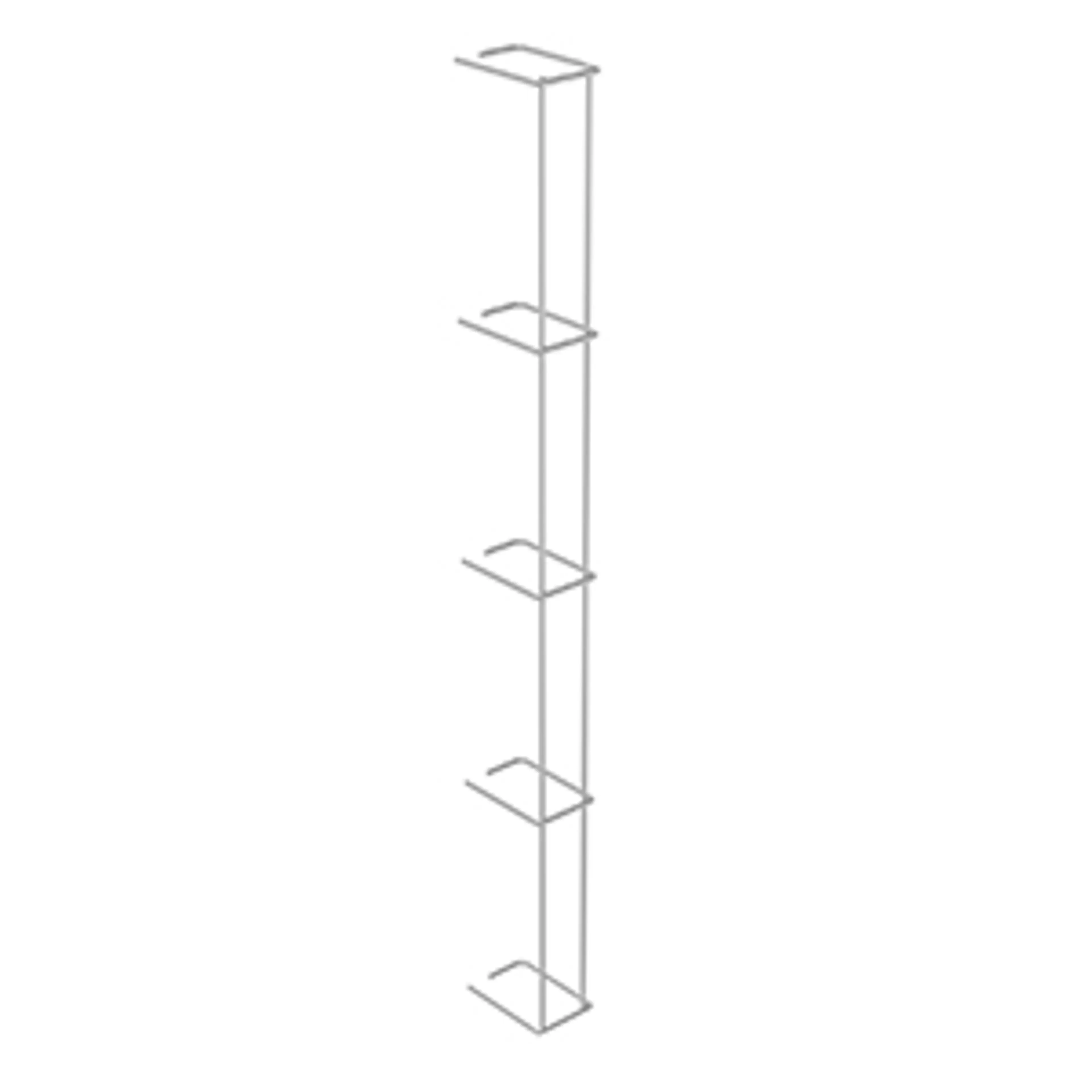 Cable Duct Telecom Rack (2pack) 95x65x800 mm